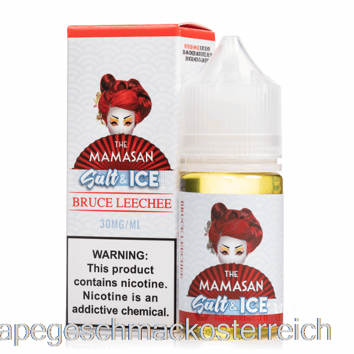 Ice Bruce Leechee Salt – Das Mamasan E-Liquid – 30 Ml, 30 Mg Vape-Geschmack